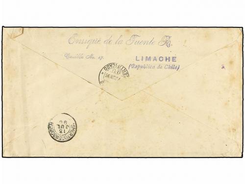 ✉ CHILE. 1896. VALPARAÍSO a HOLANDA. Entero Postal de 20 cts