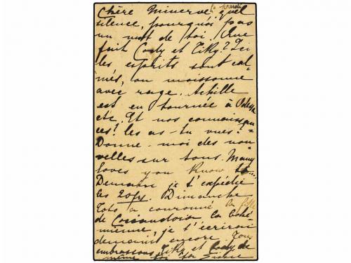 ✉ RUSIA. 1906. Entero postal de 3 k. rojo tasado a la llegad