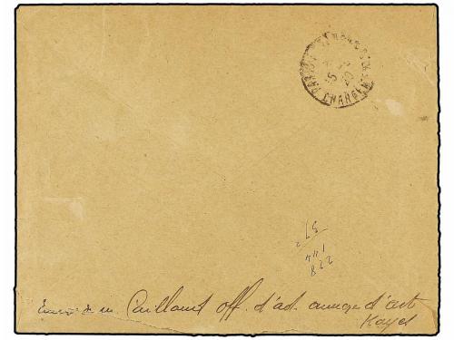 ✉ SENEGAL. 1920. KAYES a FRANCIA. 10 cts. y 15 cts. (2) al d