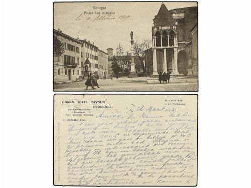 ✉ ITALIA. 1909-22. 2 tarjetas circuladas a MÓNACO con sellos