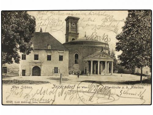 ✉ SERBIA. 1903. VIENA (Austria) a BELGRADO. Tarjeta postal c