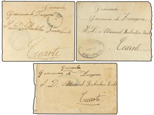 ✉ LOTES y COLECCIONES. 1896-97. GUERRA DE INDEPENDENCIA DE C