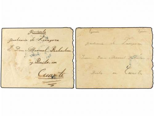 ✉ LOTES y COLECCIONES. 1896-97. GUERRA DE INDEPENDENCIA DE C