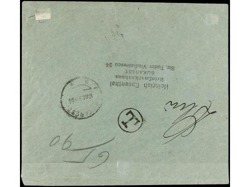 ✉ RUMANIA. 1918. OCUPACIÓN ALEMANA. BUCAREST. Sobre circulad