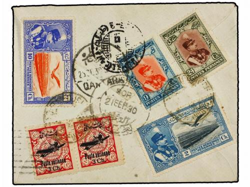 ¿ IRAN. 1930. TEHERAN to EL CAIRO (Egypt). AIR MAIL, endorse