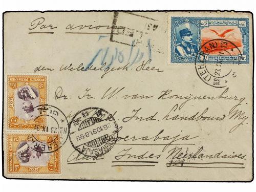 ¿ IRAN. 1931 (23-IX). TEHERAN to SOERABAJA (Dutch Indies). A