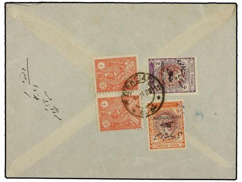 ¿ IRAN. 1928 (1-IV). TEHERAN to ISPHAHAN. AIR MAIL cover.