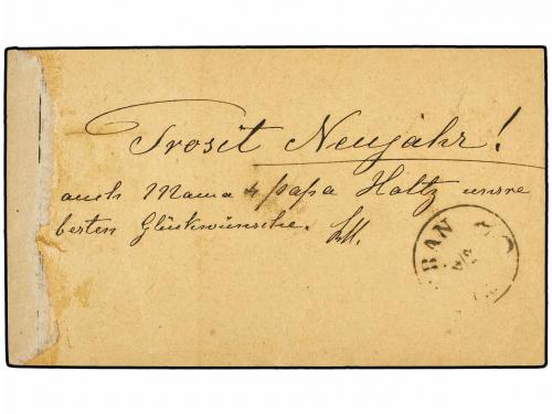 ✉ IRAN. 1879. 2 1/2 ch. postal stationary card send to Germa