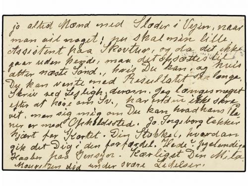 ✉ DINAMARCA. 1925. Entero postal de 8 ore gris, tasada a la 