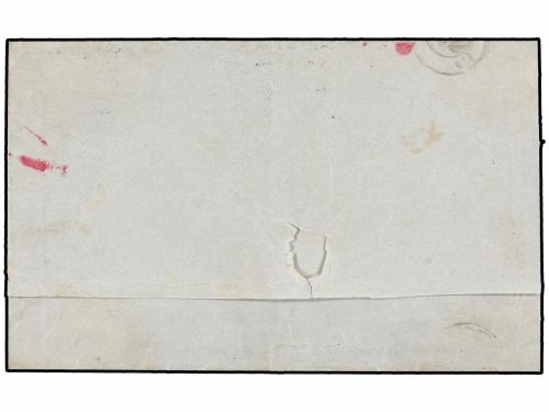 ✉ ESPAÑA. Ed. 80 (4). 1866. GIBRALTAR a MADRID. 2 cuartos ro