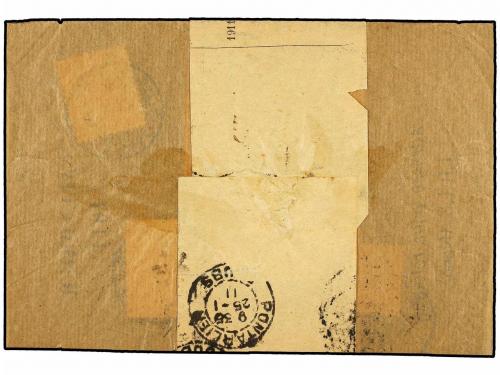 ✉ SUIZA. 1911. LILLE a BIENNE (Suiza). CALENDARIO DE 1911 ci