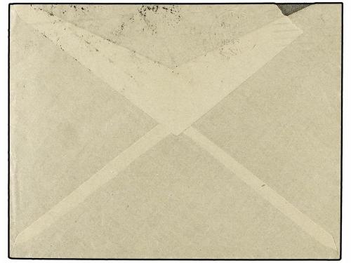 ✉ RUMANIA. 1923. CLUD to SWITZERLAND. 50 b. yellow, 1 b. lil