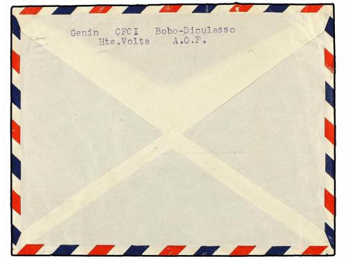 ✉ AFRICA OCCIDENTAL FRANCESA. 1951. BOBO-DIOULASSO a SUIZA. 