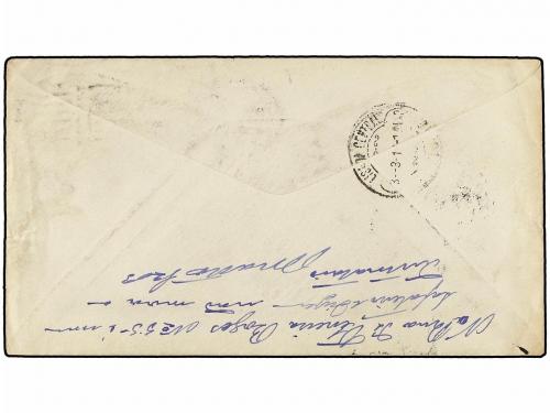 ✉ PORTUGAL. 1910. NEW BEDFORD (Usa) a LISBOA. Sobre de 2 cts