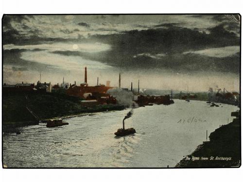 ✉ CABO VERDE. 1910. LONDRES a S. VICENTE (Cabo Verde). 1/2 p