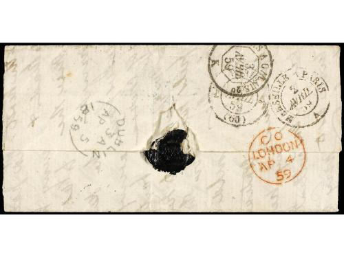 ✉ ITALIA ANTIGUOS ESTADOS: ESTADOS PONTIFICIOS. 1859. ROMA a