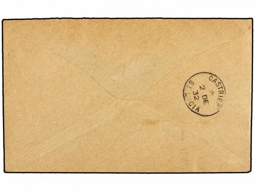 ✉ SANTA LUCIA. 1932. KINGTON (Jamaica) to ST. LUCIA. 1/2 d. 