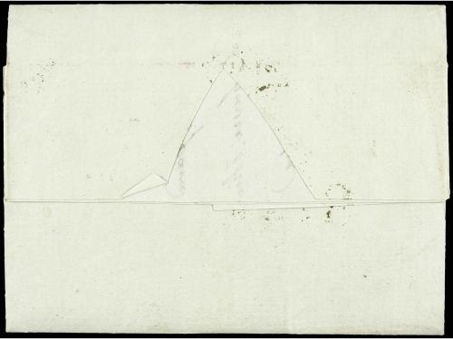 ✉ ESPAÑA: PREFILATELIA. 1816. CÁDIZ a MADRID. Marca CADIZ en