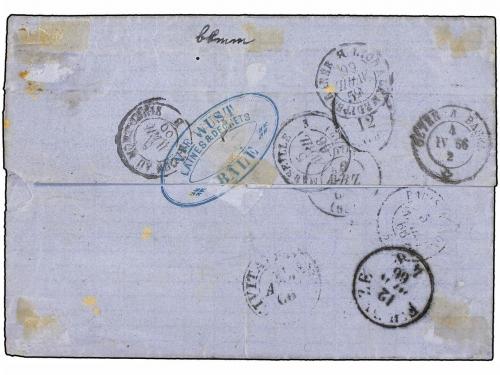 ✉ ITALIA ANTIGUOS ESTADOS: ESTADOS PONTIFICIOS. 1862. Cover 