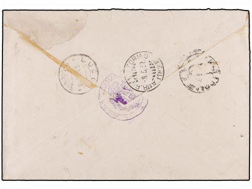 ¿ ALBANIA. 1932. VALONA (Albania) a LUCCA (Italia). Carta ce