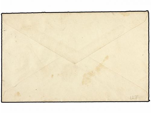 ✉ CHILE. 1874. ARNOUD a CORRAL. Entero Postal de 5 cts. lila