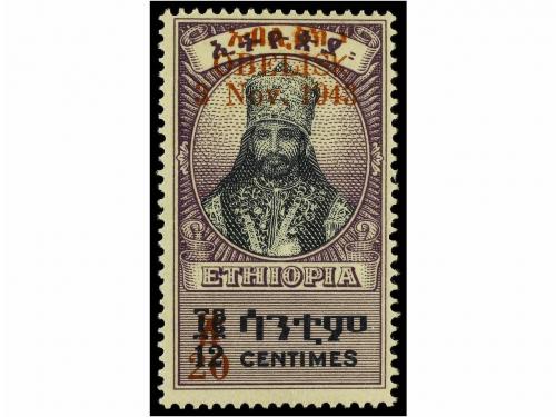 ** ETIOPIA. 1943. OBELISK. Serie completa. MAGNIFICA. Cert.
