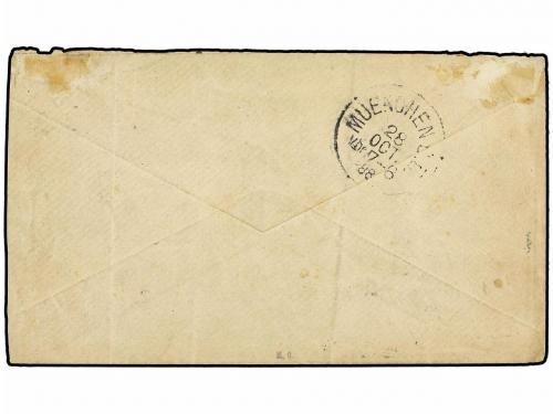 ¿ TURQUIA. Ed. . 1888. CONSTANTINIPLA a ALEMANIA. 20 pa. ros