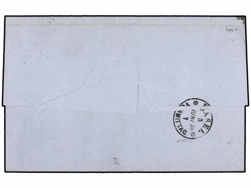 ¿ SUIZA. Ed. . 1855. BALE correo interior. 5 Rp. castarojo,