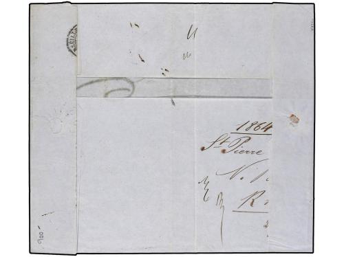 ✉ MARTINICA. 1864 (March 29). Cover to Marseille bearing sup