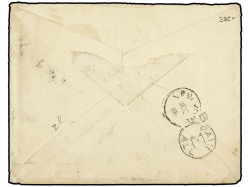 ✉ ESTADOS UNIDOS. 1880(Dec 15). Cover to USA franked by GB 2