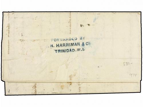 ✉ TRINIDAD. Ed. . 1874 (Dec 1). Entire letter from Mancheste