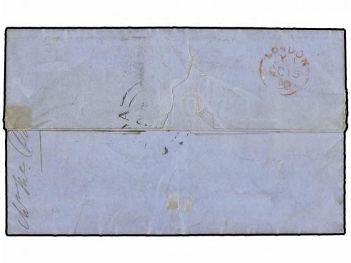 ✉ GRENADA: GRENADINAS. Ed. . 1858 (Sept 25). Entire letter t