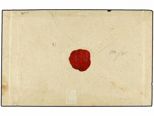 ¿ SUIZA. 1871 (Dec 24th). Triple rate cover to Paris franked
