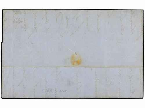 ✉ FRANCIA. 1861. BORDEAUX (Francia) a RIO DE JANEIRO (Brasil