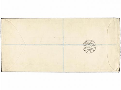 ✉ TONGA. 1899. VAVAU a ALEMANIA. Sobre del Servicio Oficial,