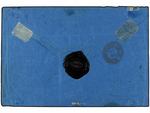 ✉ URUGUAY. 1875. MONTEVIDEO a LISBOA. TELEGRAMA circulado co