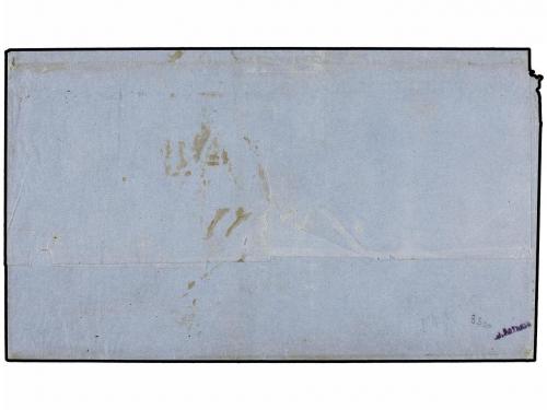 ✉ FRANCIA. 1863. BURDEOS (Francia) a ARGENTINA. Circulada co