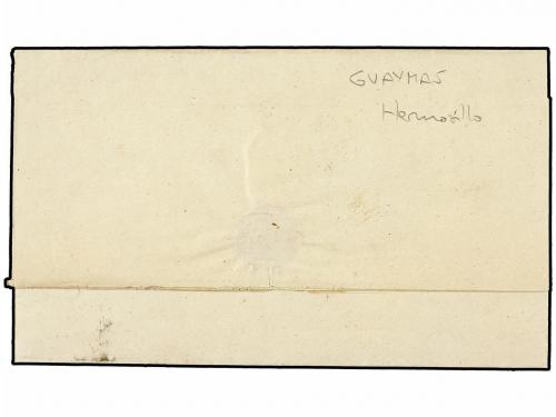 ✉ MEXICO. 1841 (11 Abril). HERMOSILLO. GUAYMAS a HERMOSILLO.