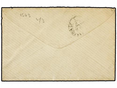 ✉ FRANCIA. Ed. 54, 57. 1876. SOBRE circulado a MARSELLA con 