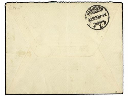 ✉ PORTUGAL. 1933. CARTA enviada desde un buque alemán en el 