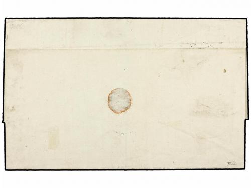¿ FRANCIA. 1872. Wrapper to Lima, Peru, with mixed franking