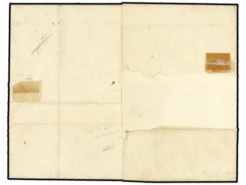 ✉ ITALIA ANTIGUOS ESTADOS: PARMA. Sa. 1(3). 1853. PIACENSA a