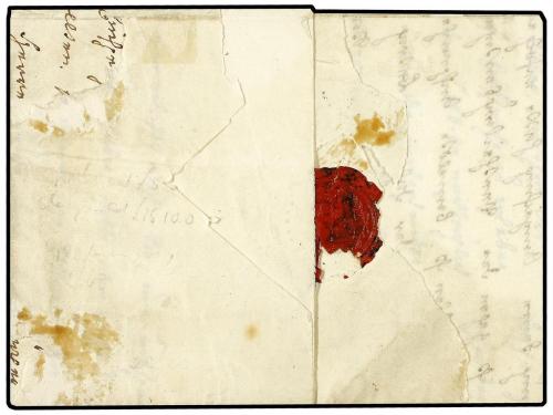 ¿ SUIZA. Yv. 14,15. 1850. BERN a LONGNOM. 5 Rp. azul y rojo