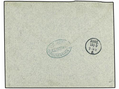 ✉ RUSIA. 1888 (Aug 25). Cover to Berlin franked by 1880 20 p