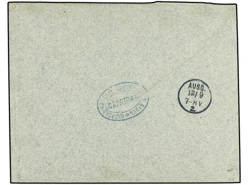 ✉ RUSIA. 1888 (Aug 25). Cover to Berlin franked by 1880 20 p