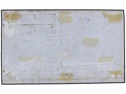 ✉ MEXICO. 1861. S. LUIS DE POTOSI a TAMPICO. 4 reales negro 