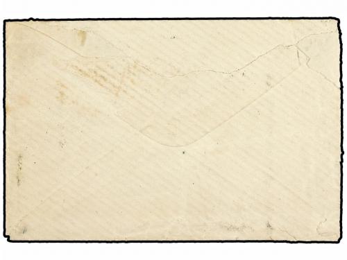 ✉ BRASIL. 1877. RIO DE JANEIRO a PARIS. 60 reis negro, dent.