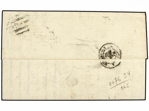 ✉ URUGUAY. 1874-79. CONJUNTO de seis cartas circuladas de MO