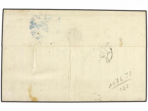 ✉ URUGUAY. 1874-79. CONJUNTO de seis cartas circuladas de MO