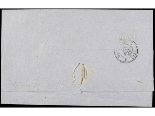 ✉ LEVANTE: CORREO FRANCES. 1862. CONSTANTINOPLA a MARSELLA. 